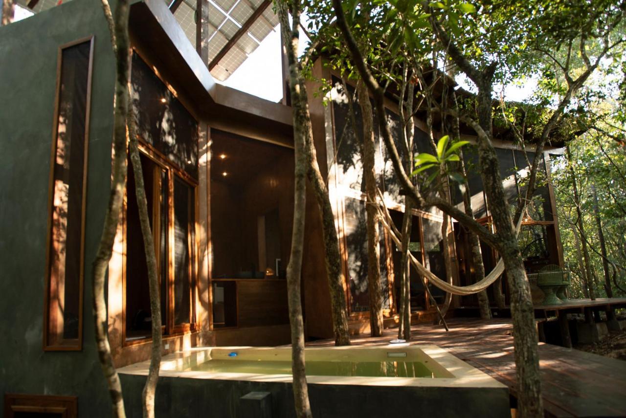 Ojo De Arbol, Boutique Cabin In The Real Jungle Tulum Pueblo Buitenkant foto