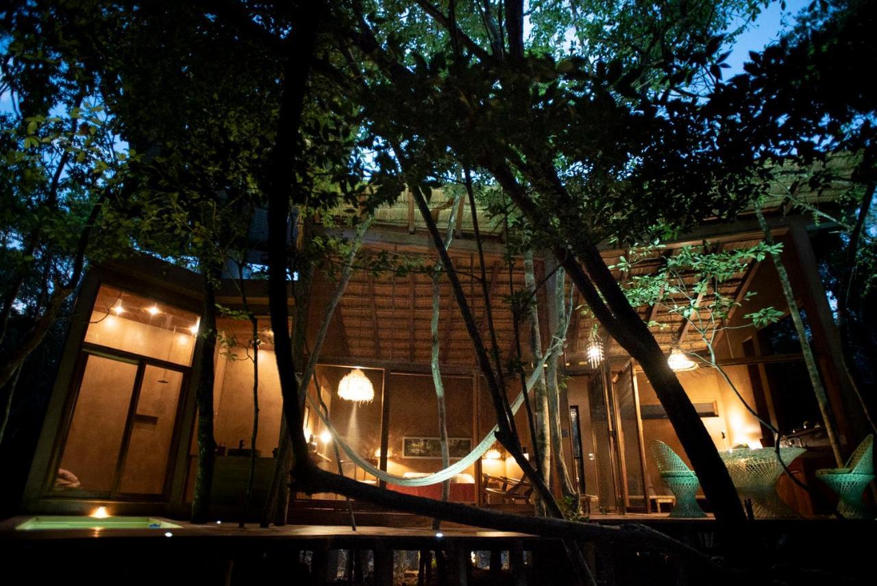 Ojo De Arbol, Boutique Cabin In The Real Jungle Tulum Pueblo Buitenkant foto