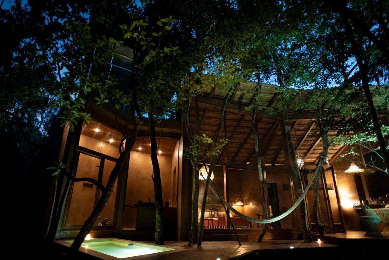 Ojo De Arbol, Boutique Cabin In The Real Jungle Tulum Pueblo Buitenkant foto