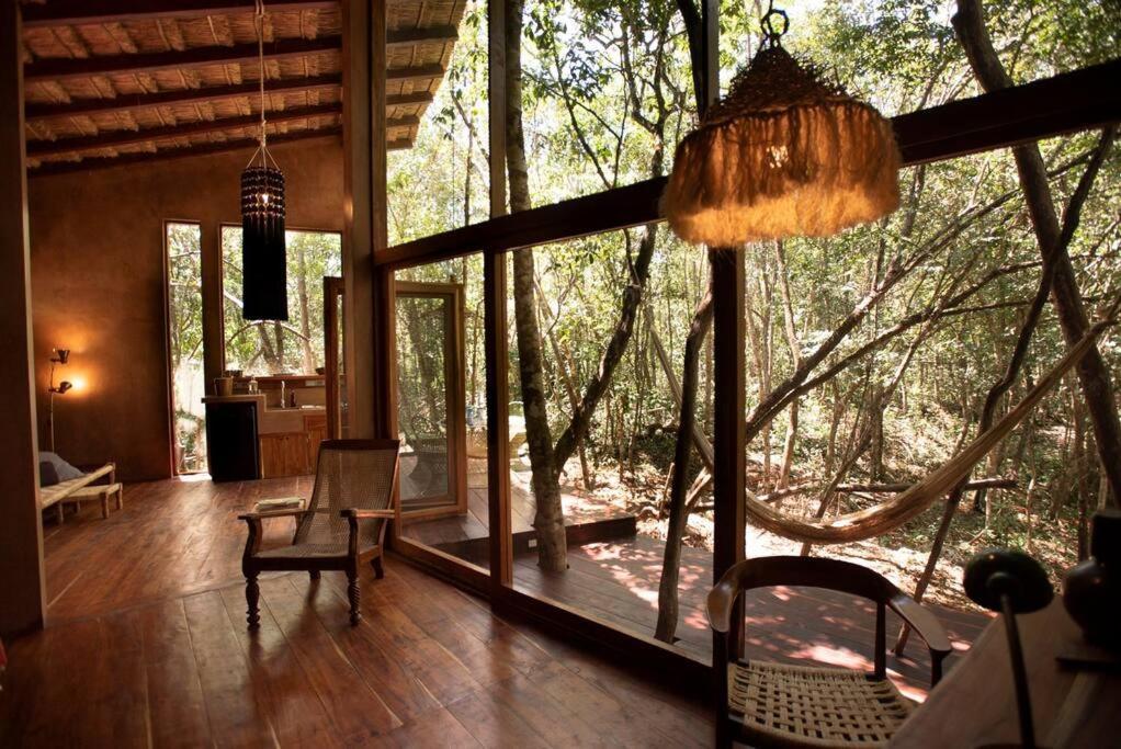 Ojo De Arbol, Boutique Cabin In The Real Jungle Tulum Pueblo Buitenkant foto