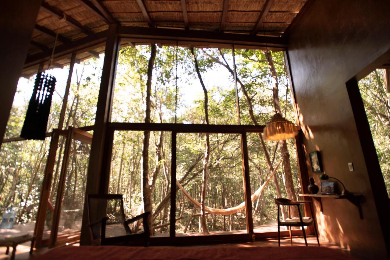 Ojo De Arbol, Boutique Cabin In The Real Jungle Tulum Pueblo Buitenkant foto