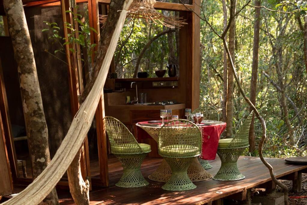 Ojo De Arbol, Boutique Cabin In The Real Jungle Tulum Pueblo Buitenkant foto