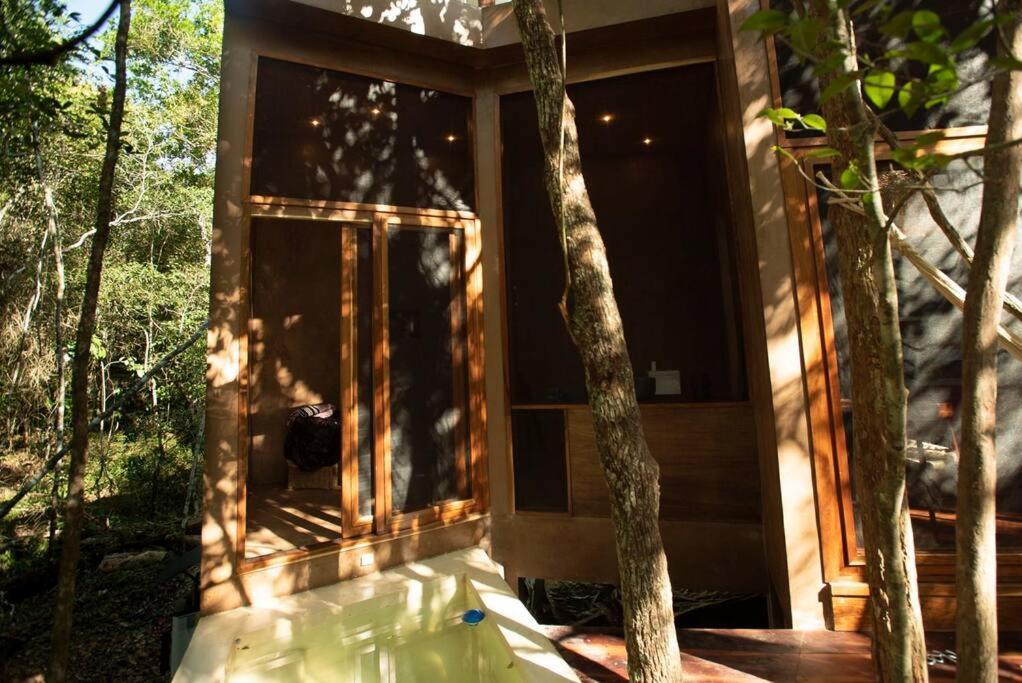 Ojo De Arbol, Boutique Cabin In The Real Jungle Tulum Pueblo Buitenkant foto