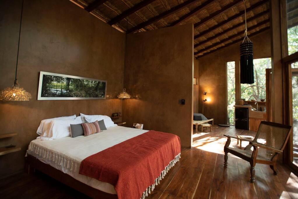 Ojo De Arbol, Boutique Cabin In The Real Jungle Tulum Pueblo Buitenkant foto