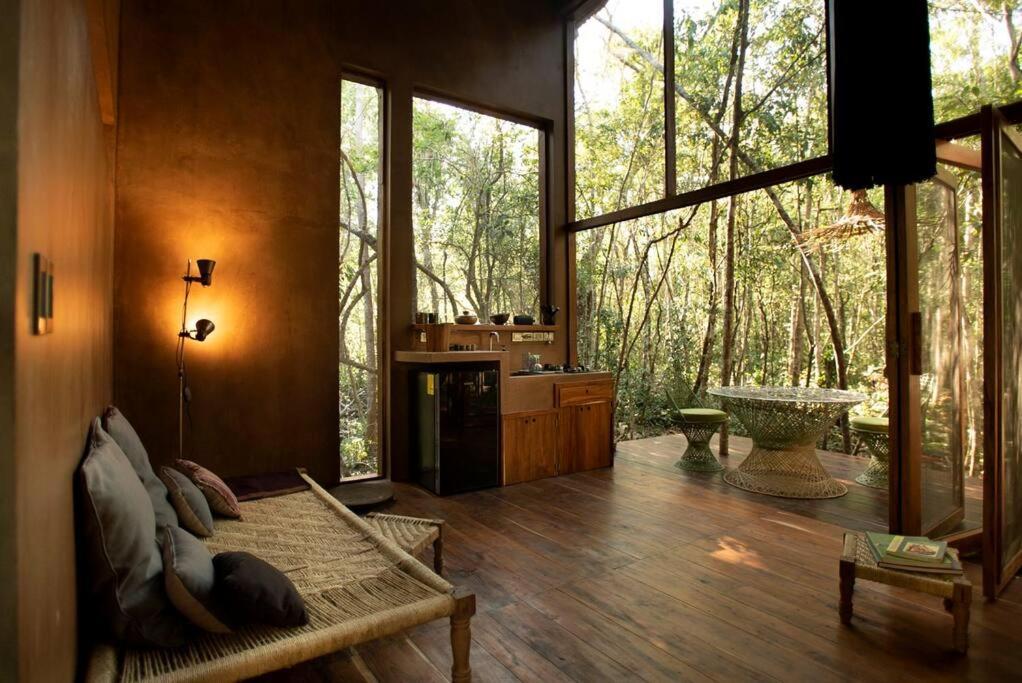 Ojo De Arbol, Boutique Cabin In The Real Jungle Tulum Pueblo Buitenkant foto
