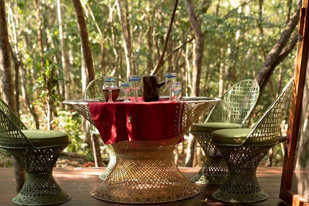 Ojo De Arbol, Boutique Cabin In The Real Jungle Tulum Pueblo Buitenkant foto